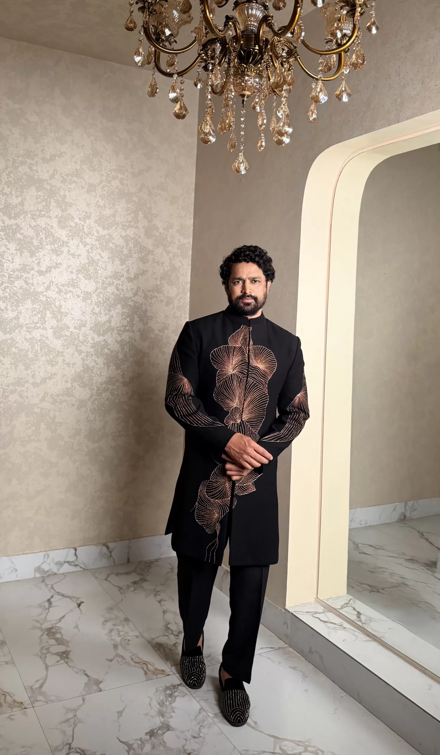 The Celestial Wave Sherwani
