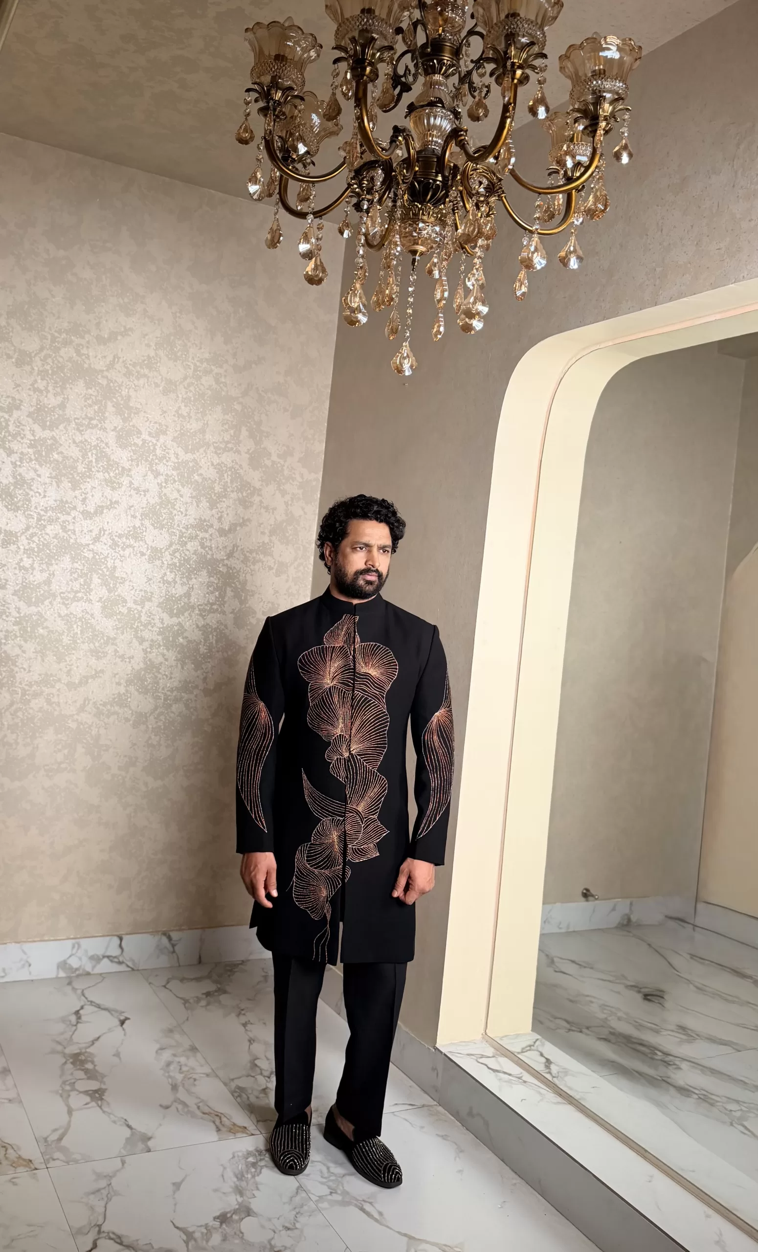 The Celestial Wave Sherwani - Image 2